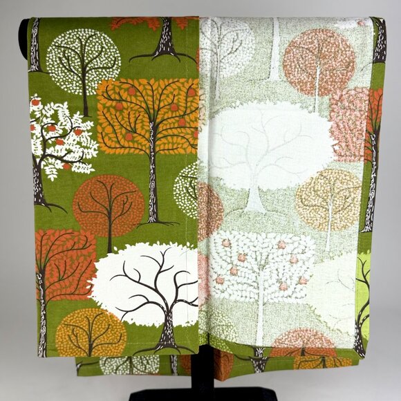 Crate & Barrel Arbor Tree Dishtowel 2020 Cotton Kitchen Towel Autumn Fall Decor - Picture 4 of 8